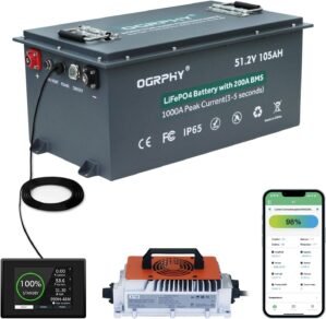 OGRPHY 48V Lithium Golf Cart Batter...