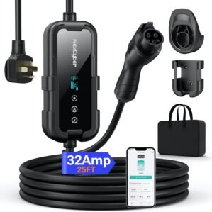 Level 2 EV Charger 32Amp with WiFi ...