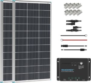 Renogy 200W 12V Monocrystalline Sol...