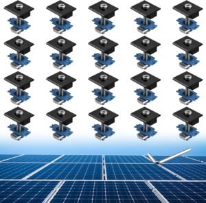 Anbte 20pcs Solar Panels Mid Clamps...