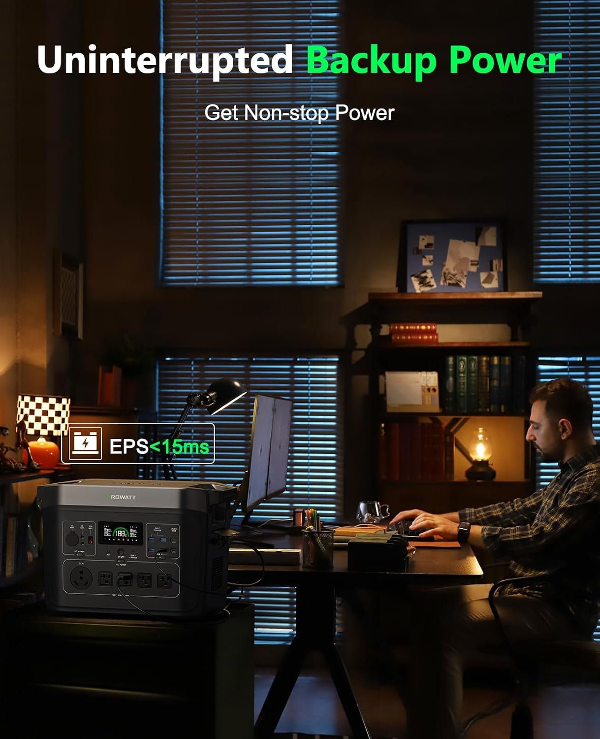 GROWATT INFINITY 2000 Pro Portable Power Station, 2048Wh Solar Generator - Image 5