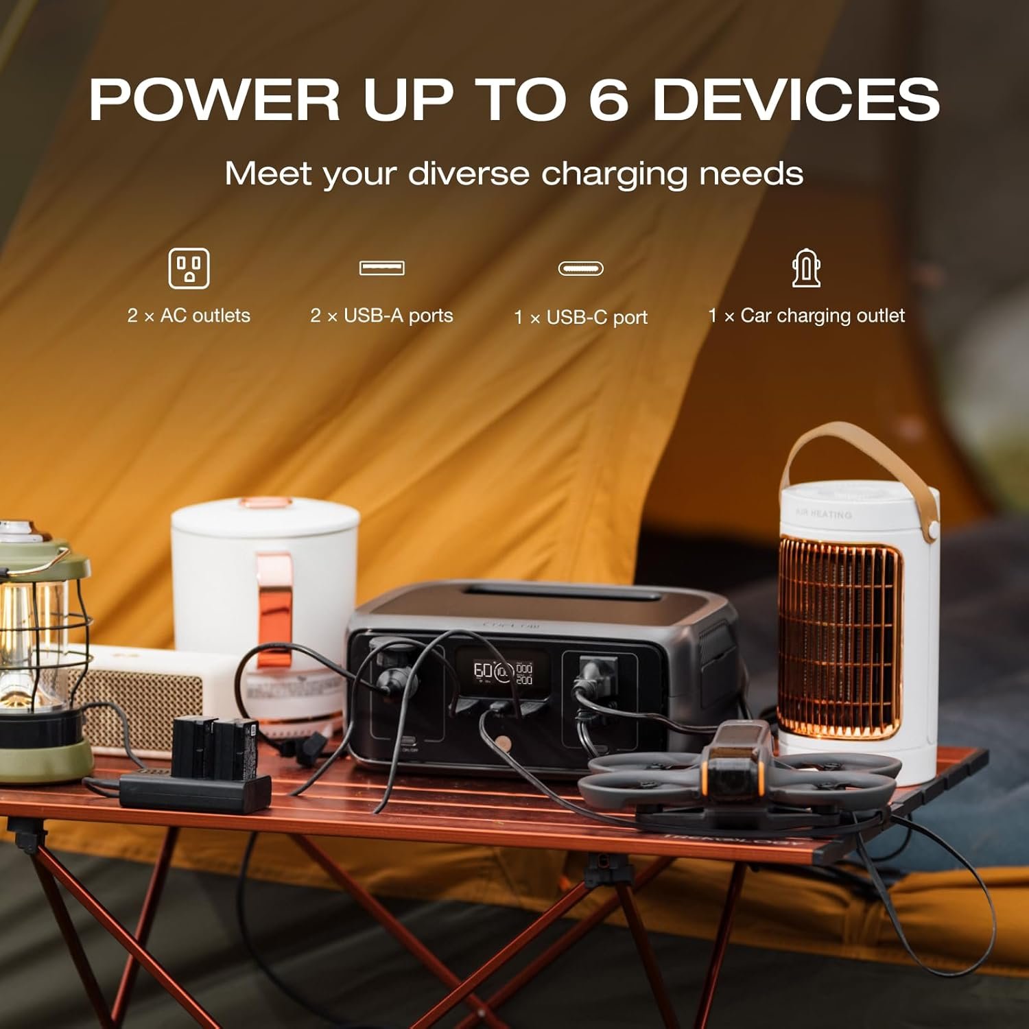 EF ECOFLOW Portable Power Station RIVER 3, 245W 550W - Image 8