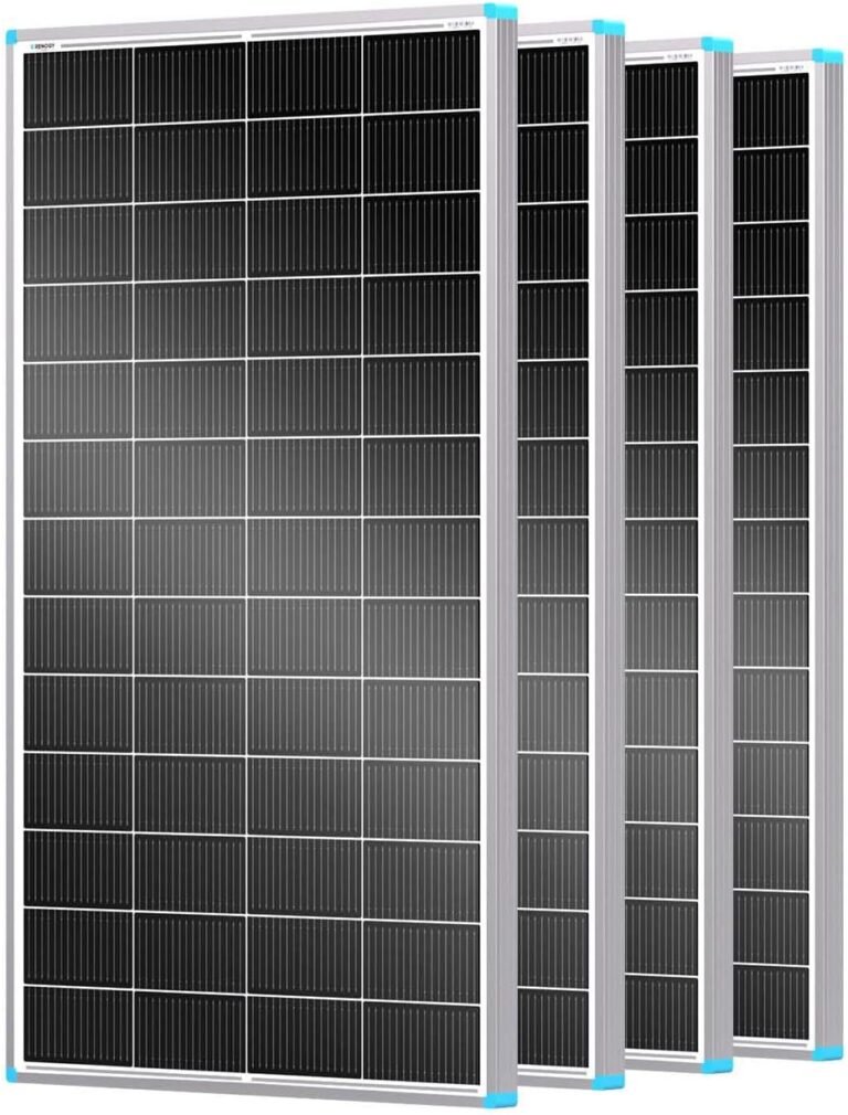 Renogy Solar Panels 800 Watt N-Type, 16BB 25% High-Efficiency | 4PCS 200W Solar Panels for RV Class B Van Marine Cabin Roof Home Farm and Other Off-Grid Systems, IP67