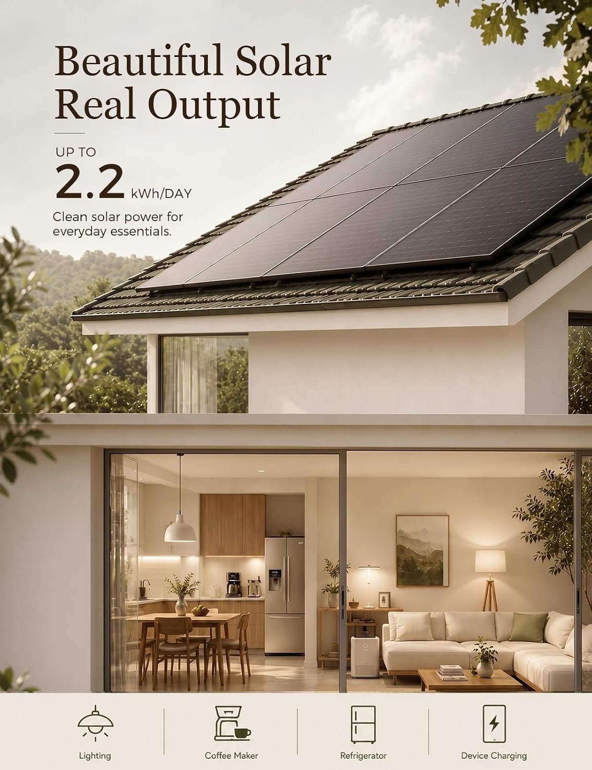 435 Watt Solar Panel, 435W Solar Panels for Home, Cabin, Patio, Shed and Off-Grid Power, High-Output N-Type Monocrystalline Solar Panels for 24V/48V Backup Power and Outdoor Use - Image 4