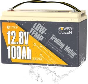 Power Queen 12.8V 100Ah LiFePO4, Up...
