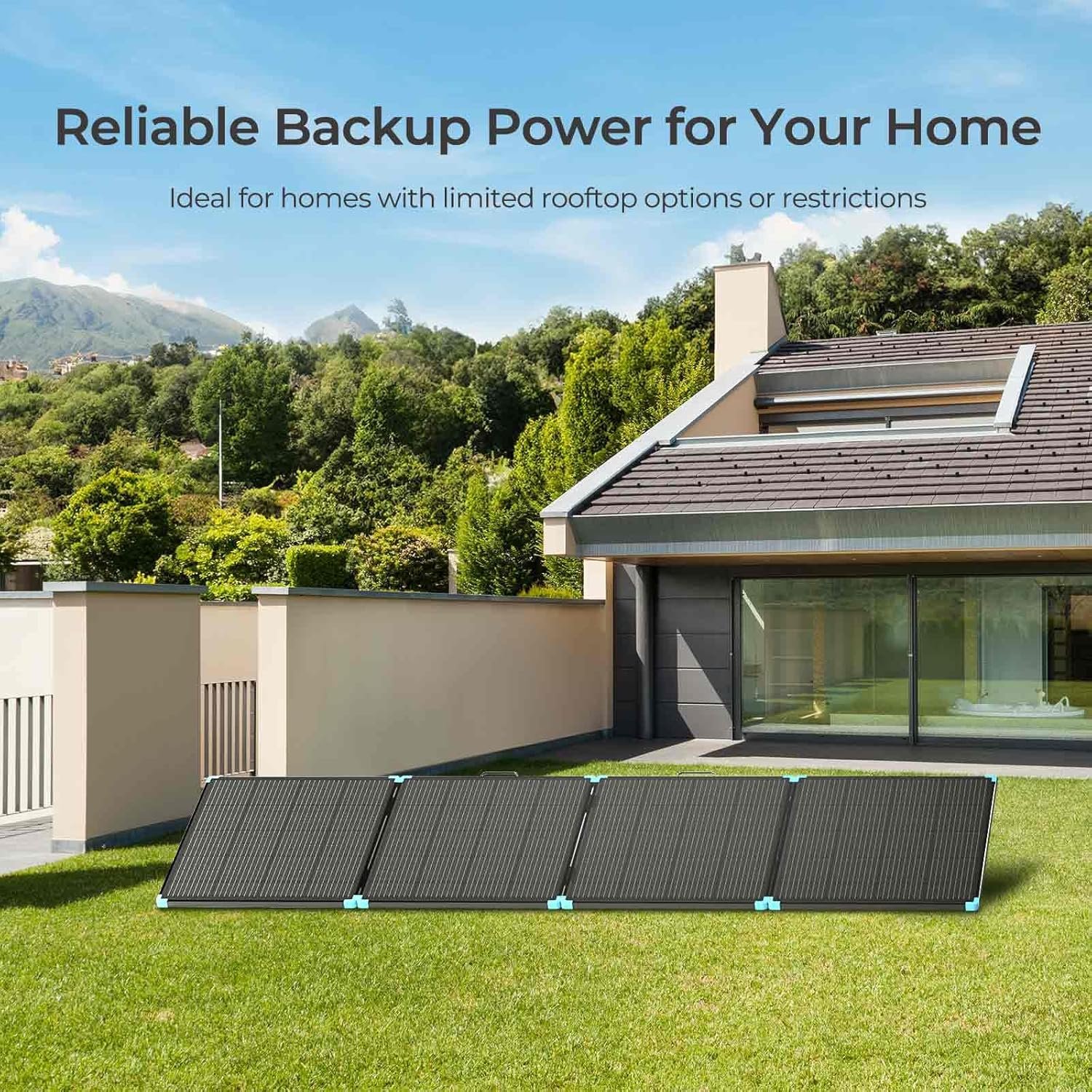 Renogy 400W Portable Solar Panel, Premium Materials for Decades of Use | Foldable Suitcase for Power Stations, Plug and Play with Sturdy Kickstand, IP67 Waterproof for RV Camping Off-Grid Blackouts - Image 4