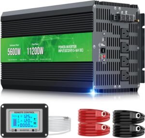 5600W Power Inverter 12V DC to 110/...