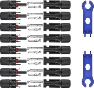 16 PCS Solar Panel Connectors, Male...