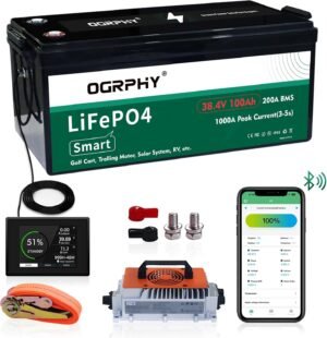 36V Lithium Battery, 3.84KWh Golf C...