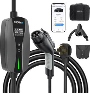 SEGUMA Level 2 EV Charger, 40A Wi-F...