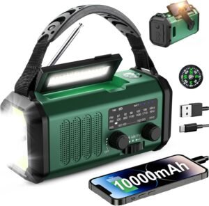 Leaton Hand Crank Emergency Radio, ...