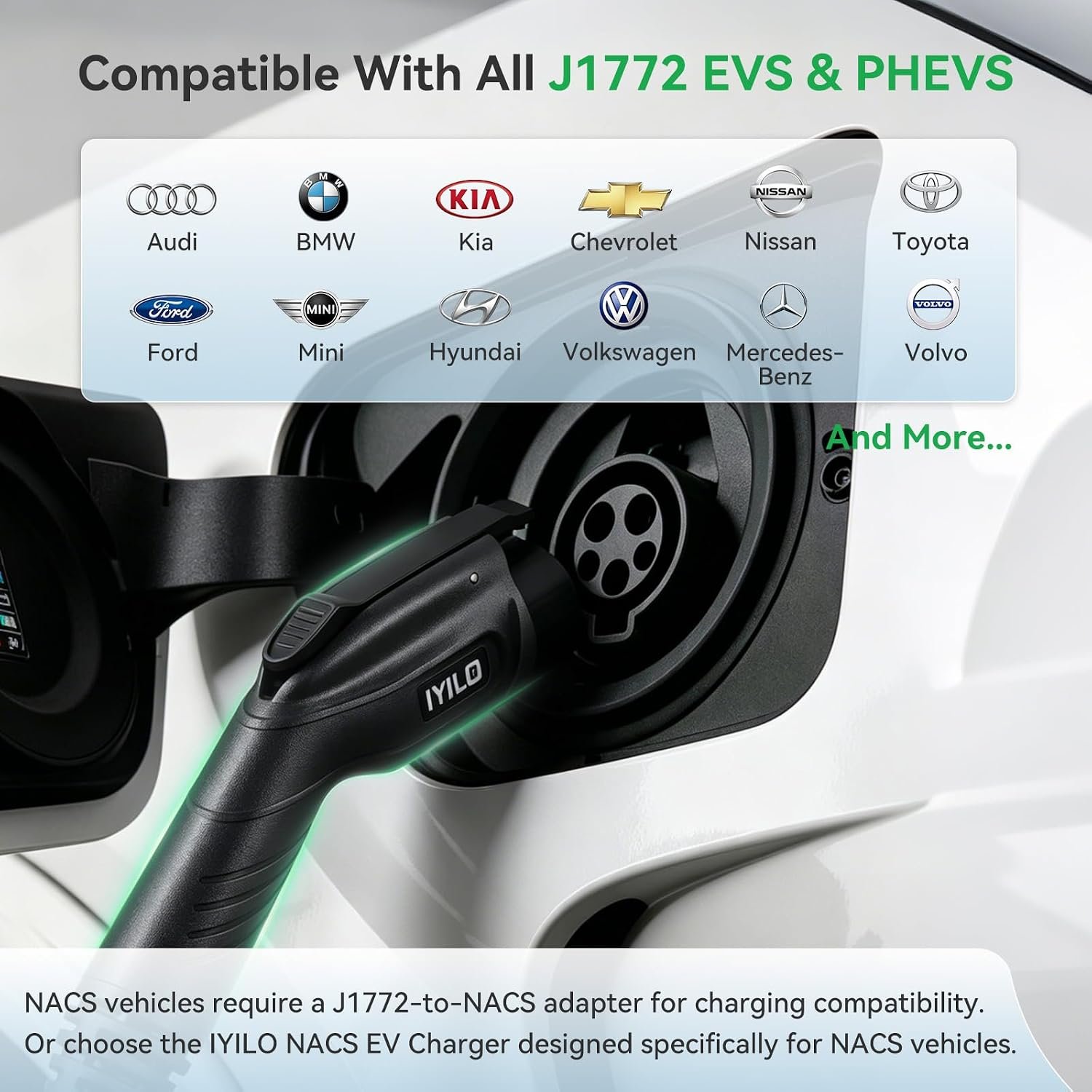 Upgraded Version Level 2 EV Charger, 40A /9.6KW or 48A/11.5KW | Compatible with Dual Installation Methods: NEMA 14-50P or Hardwired, Power Sharing, DLB, Temp Sensors, Smart APP, UL/ETL - Image 6