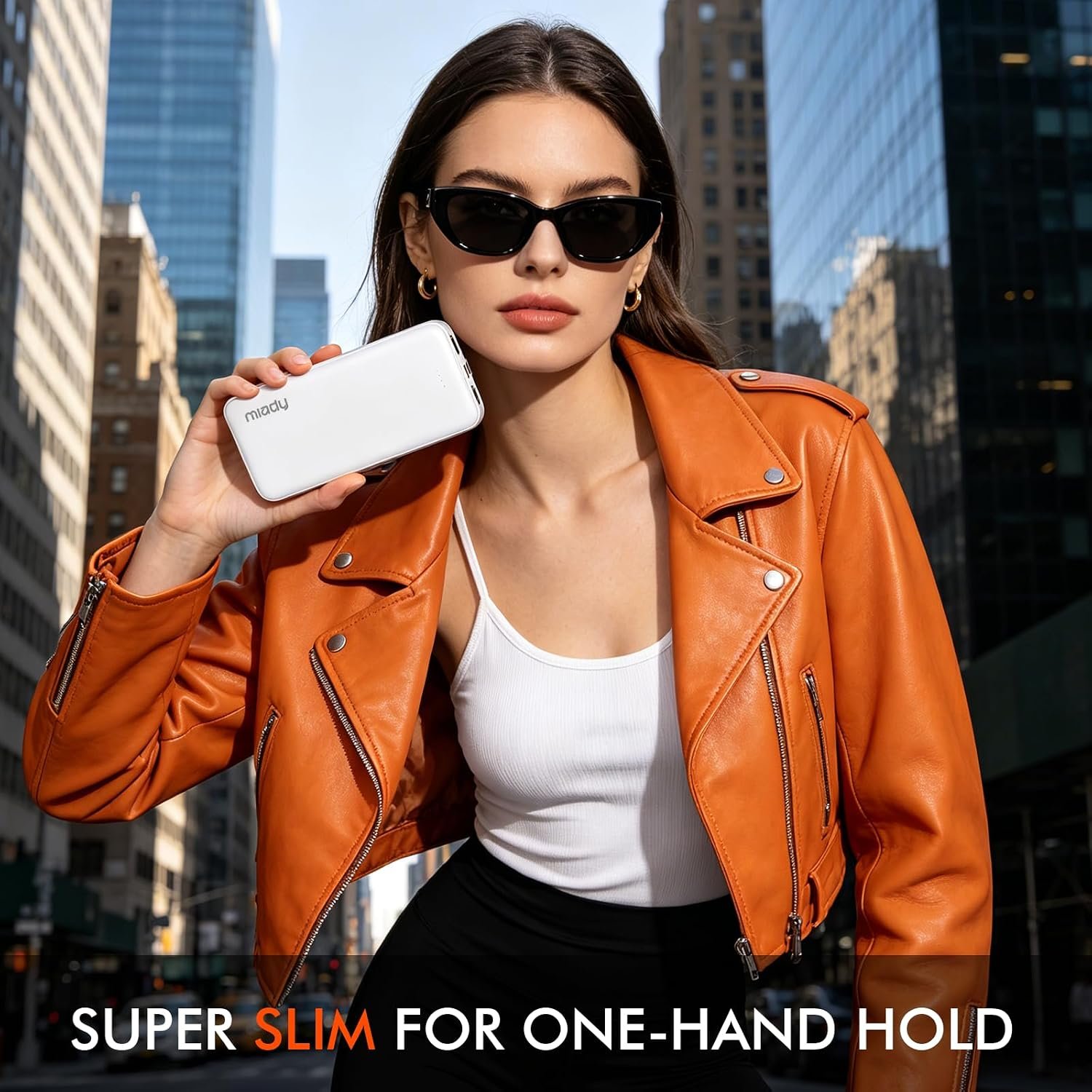 Miady 2-Pack Portable Charger 10000mAh Power Bank 22.5W Travel Battery Pack | 37Wh丨Fast Charging丨3 Outputs 2 Inputs丨Slim丨Compatible with iPhone 17 Galaxy S24 Android Tablets etc丨Flight-Safe丨Black+White - Image 4