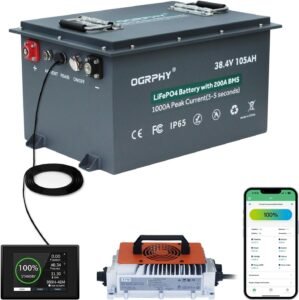 36V Lithium Golf Cart Battery, 200A...