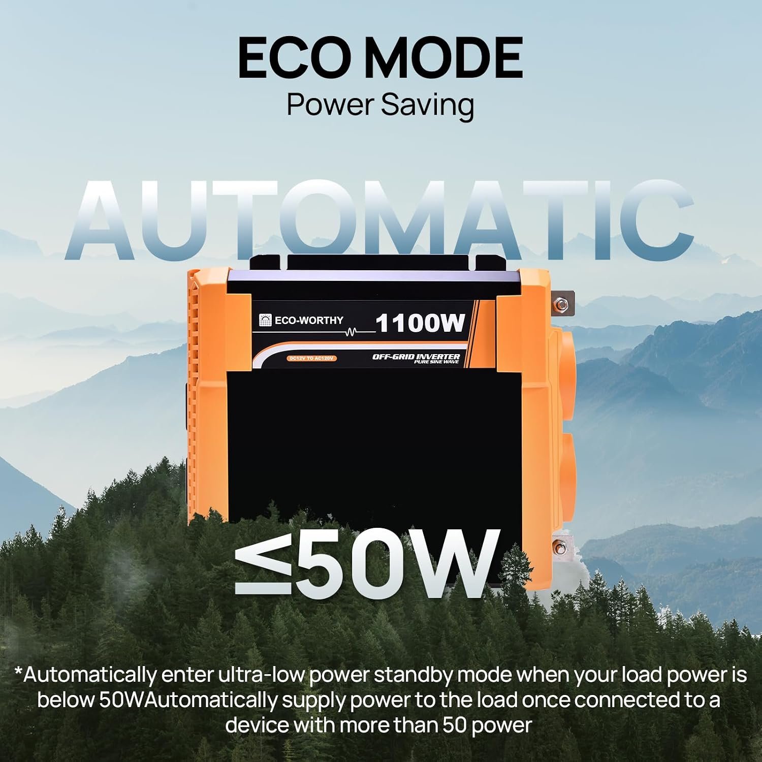 ECO-WORTHY 200 Watt 12V Complete Solar Panel Starter Kit for RV Off Grid | with Battery and Inverter: 2*100W Solar Panel + 30A Charge Controller + 100Ah Lithium Battery + 1100W Premium Solar Inverter - Image 2