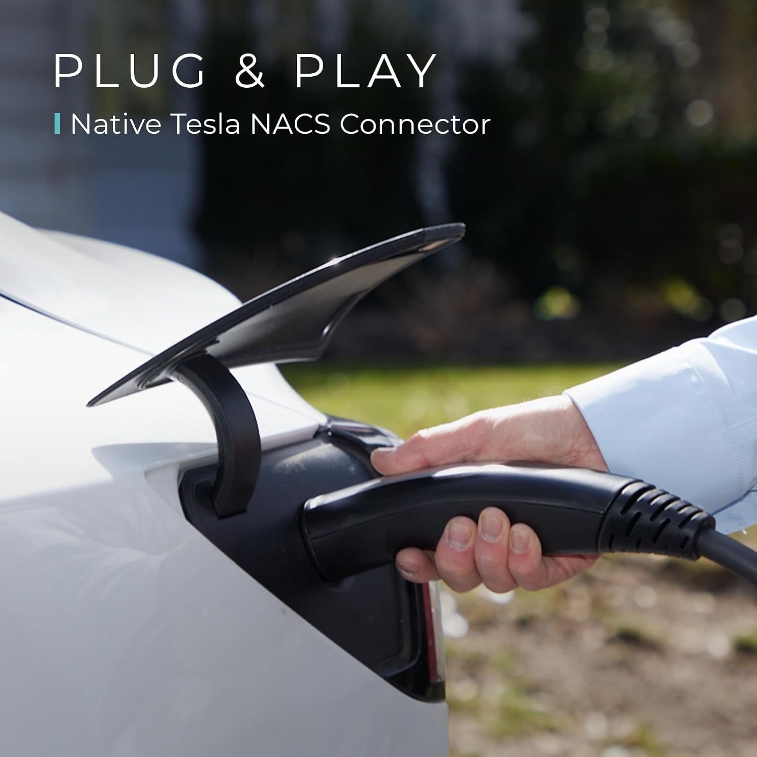 Lectron Level 1 Tesla Charger - 120V, 15 Amp, NEMA 5-15 Plug, 16 ft Extension Cord - Portable Electric Car Charger for Tesla - Compatible with All Tesla Models X/Y/3/S/Cybertruck - Image 5