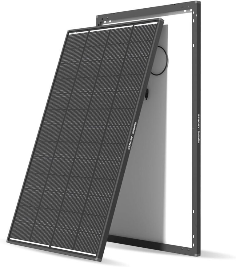 Renogy ShadowFlux Solar Panel 200 Watt, N-Type 25% High-Efficiency | 200W Solar Panel for RV Marine Rooftop Home, Optimized for Partial Shading from Trees, Roofs, Buildings, Leaves & Snow