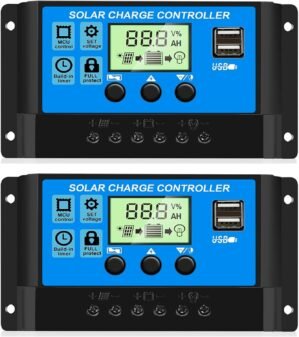 2PCS 30A PWM Solar Charge Controlle...