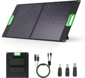 100W Portable Solar Panel for Power...