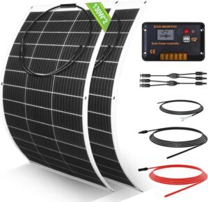 ECO-WORTHY 260Watt 12Volt Flexible ...