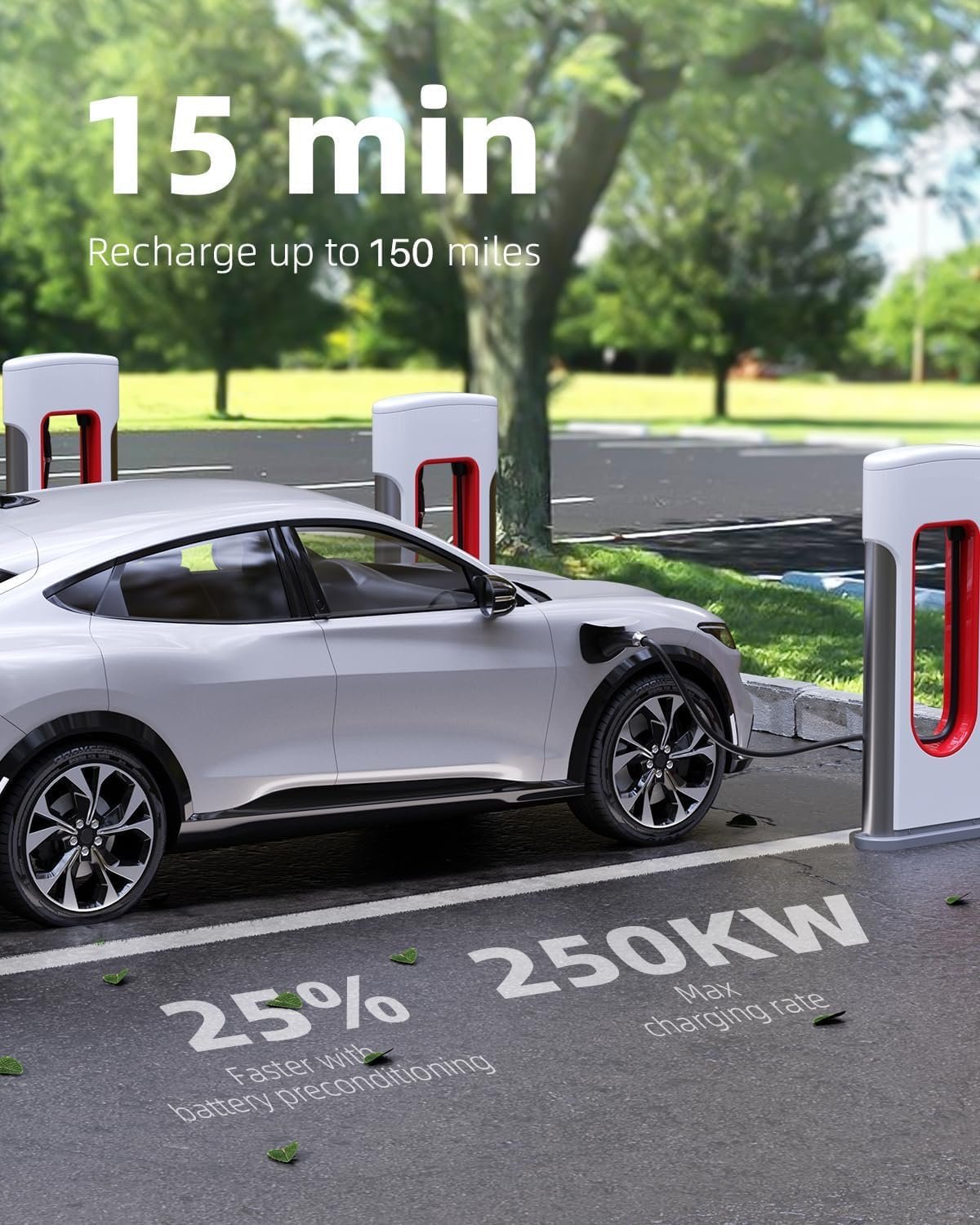 FOCSPROD for NACS to CCS Adapter with Interlock, Max 500A 1000V Fast Charge for Tesla Supercharger Adapter, CCS1 Electric Vehicle Charger Compatible with Tesla Superchargers -UL 2252 - Image 4