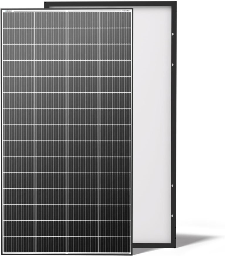 Renogy Solar Panels 2PCS 320 Watt N-Type 18BB, 25% High-Efficiency | 640W Monocrystalline Solar Panel Setup, Easy Installation with Fewer Connections for Home Yards Sheds Off-Grid Systems, IP68