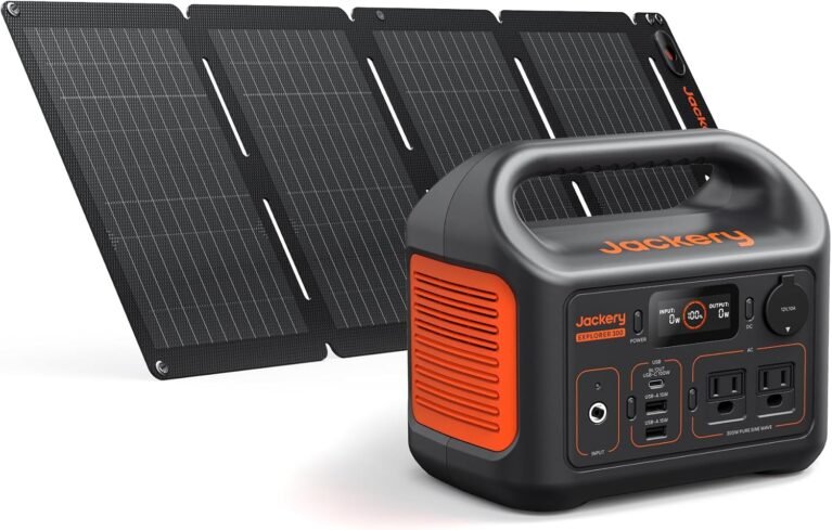 Jackery Solar Generator 300 and 40W Solar Panel,292Wh,300W AC