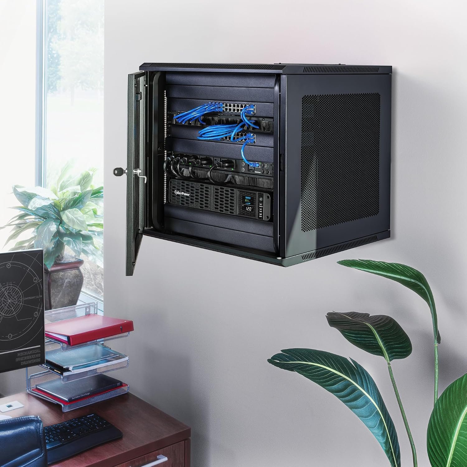 CyberPower CP1500PFCRM2U PFC Sinewave UPS Battery Backup | 1500VA/1000W, 8 Outlets, AVR, Short Depth 2U Rackmount, UL Certified - Image 5