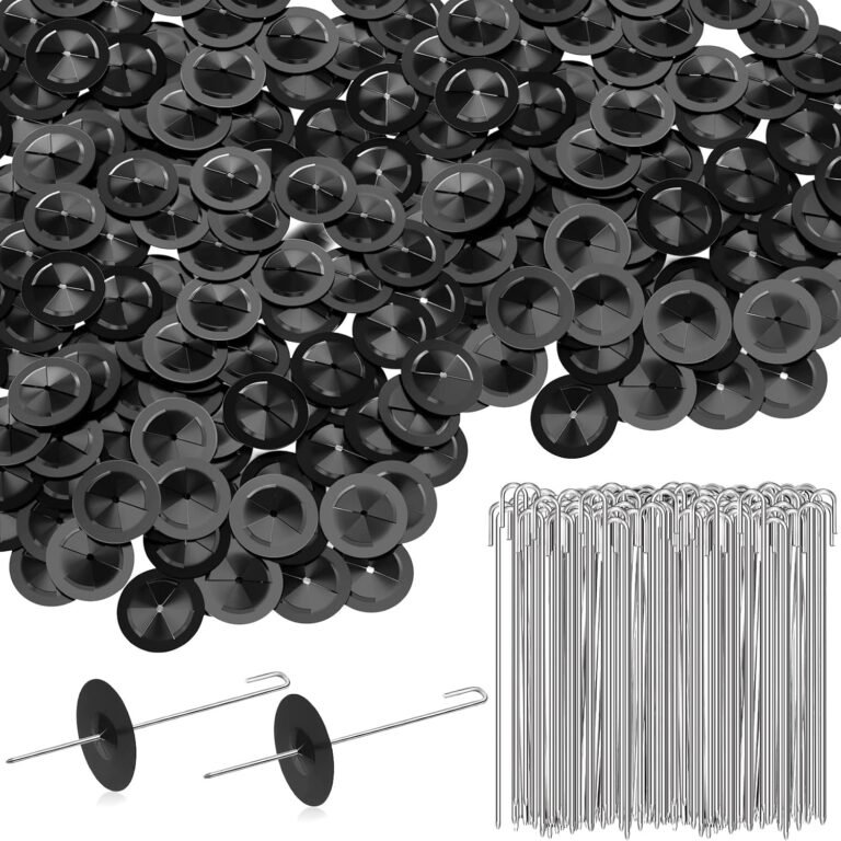 Funrous Solar Panel Guard Clips Animal Fastener Clips, 300 Packs, 25 mm | Solar Panel Animal Guard Roll Kit, Stainless Steel Fastener Clips for Solar Panel Bird Wire, Pigeon Fence