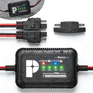 POWOXI 12V 8A Solar Charge Controll...