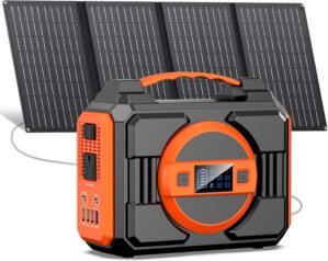 Portable Solar Generator, 300W Port...