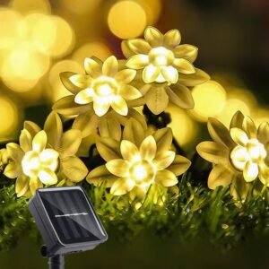 ITICdecor Solar Flower String Light...