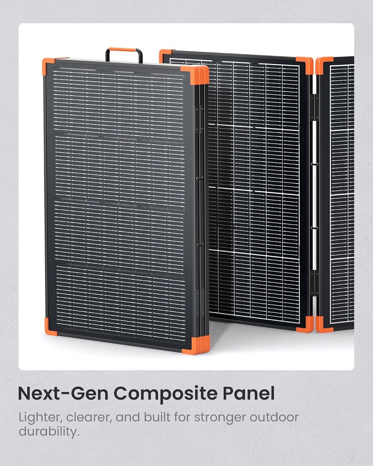 ZOUPW 230W Bifacial Portable Solar Panel N-Type 16BB for Power Station | 25% Efficiency Foldable Solar Charger for Jackery/EcoFlow Delta/Bluetti/Anker, IP68 Waterproof for RV Camping Off-Grid Power - Image 7