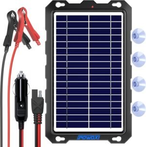 POWOXI 7.5W 12V Solar Battery Charg...