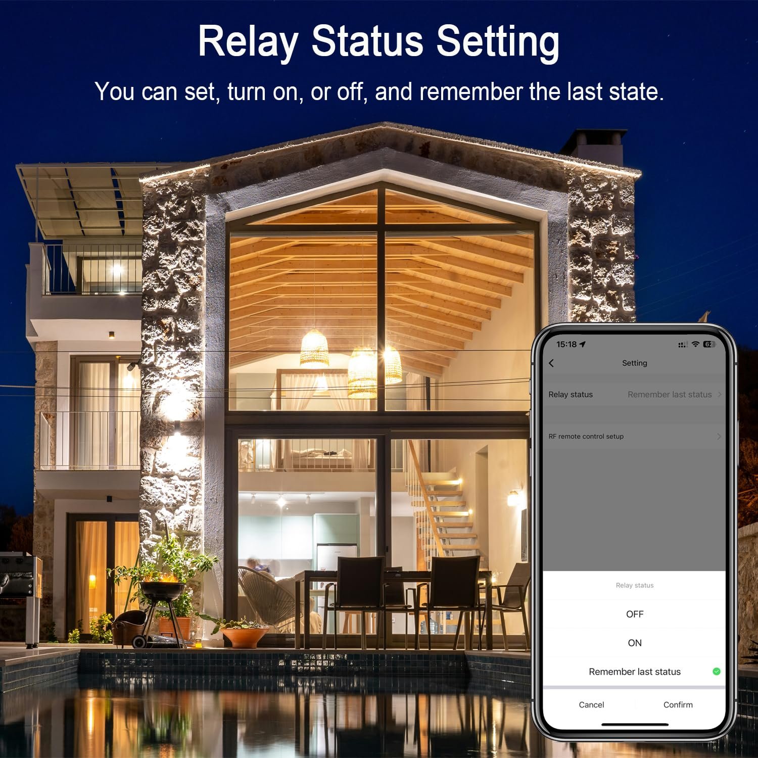 30A High Power WiFi Wireless Smart Switch with Energy Monitoring | DIY Switch for Smart Home Automation, Smart Life APP Remote Control, Timer, Compatible with Alexa & Google Home - Image 8