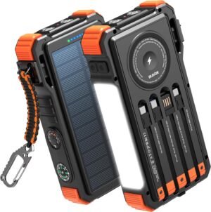 BLAVOR Solar Power Bank 20000mAh Bu...