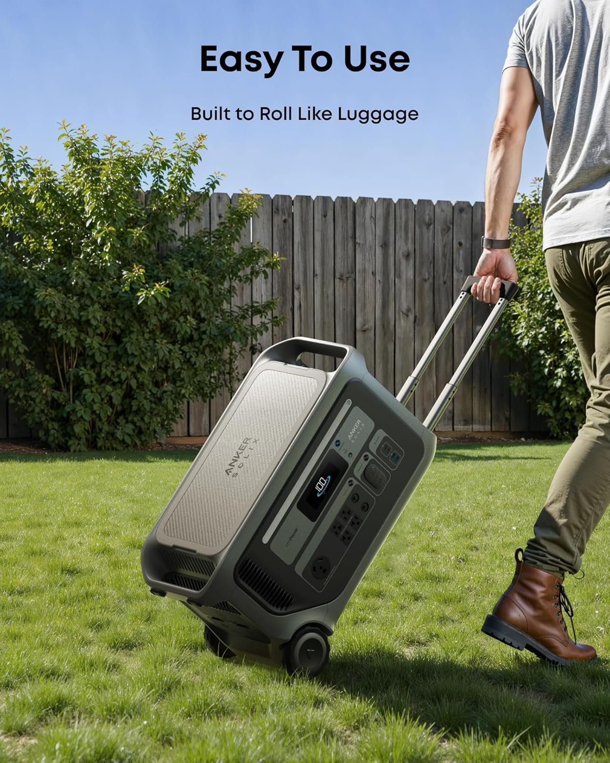 Anker SOLIX F3000 Portable Power Station, 3,072Wh, 6,000W, Solar Generators | 3,072Wh LiFePO4 Battery, Expandable to 24kWh, Generator-Ready, 3,600W Solar Generator for Home, RVs, and Emergencies, UPS - Image 7