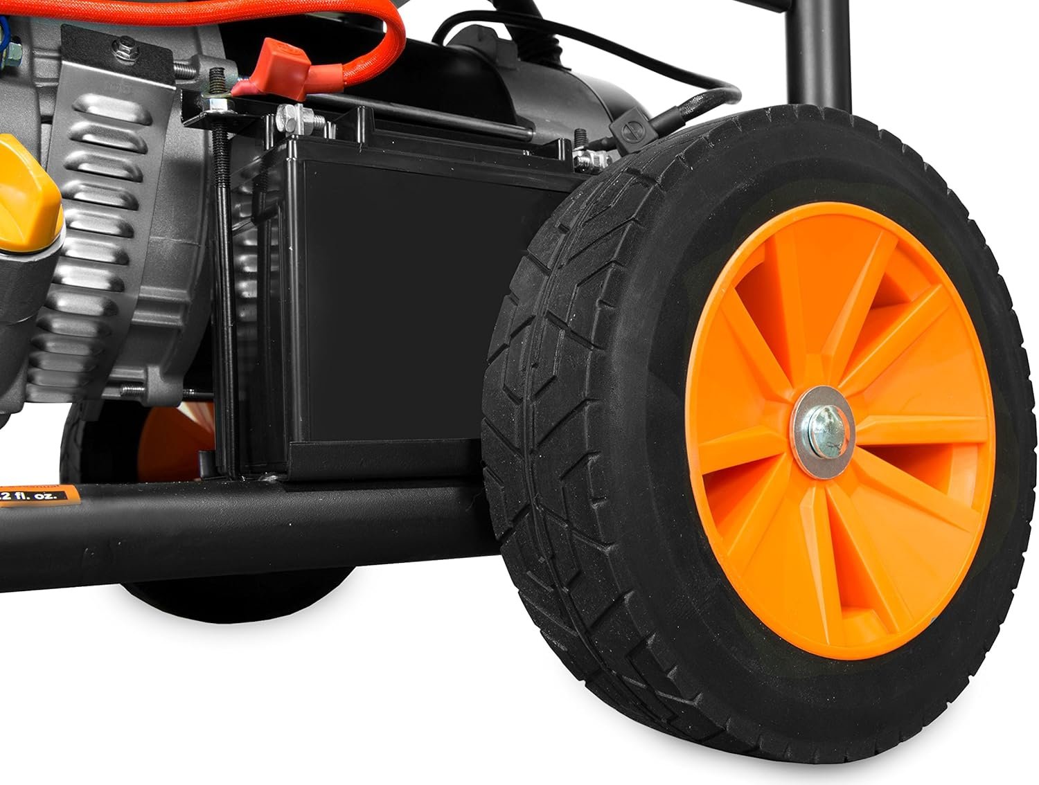 WEN 4,750-Watt 120V/240V Dual Fuel Portable Generator with Wheel Kit and Electric Start (DF475T) - Image 5