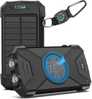 BLAVOR Solar Power Bank 10,000mAh, ...