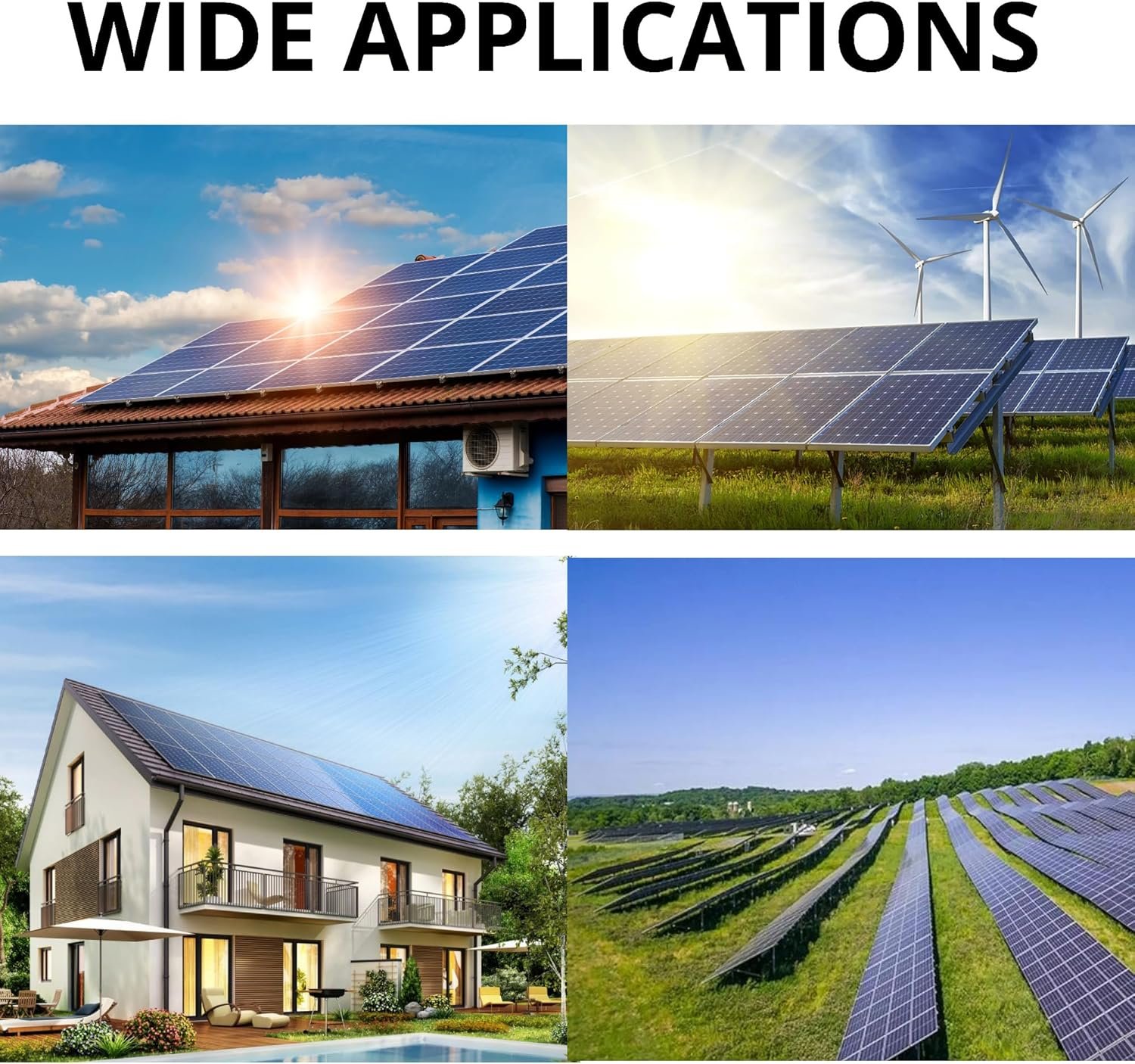 JJN Bifacial 425 Watt Solar Panel, N-Type UL 61730 16BB Solar Panels, 25% High Efficiency Monocrystalline Solar Module for 12V/24V/48V PV System for Homes Rooftop Farm RV and Off-Grid Applications - Image 9