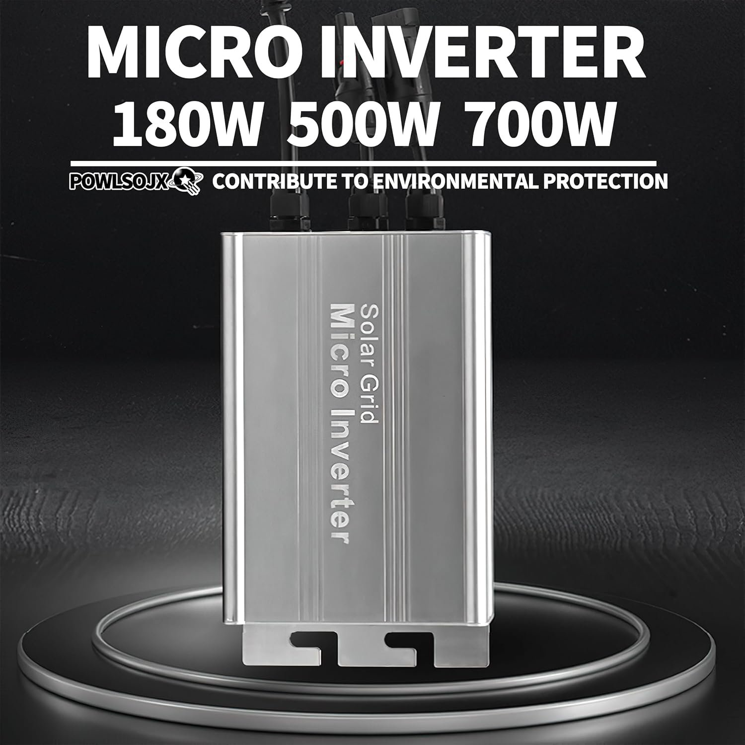 Solar Grid Tie Micro Inverter MPPT Smart Micro PV System 180W 500W 700W DC 18V-50V to AC Output 120V/230V Auto (700W) - Image 4