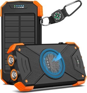 BLAVOR Solar Power Bank 10,000mAh, ...