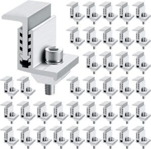 Zhengmy 40 Pack Solar Panel End Cla...