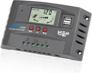 [Upgraded] 30A MPPT Solar Charger C...
