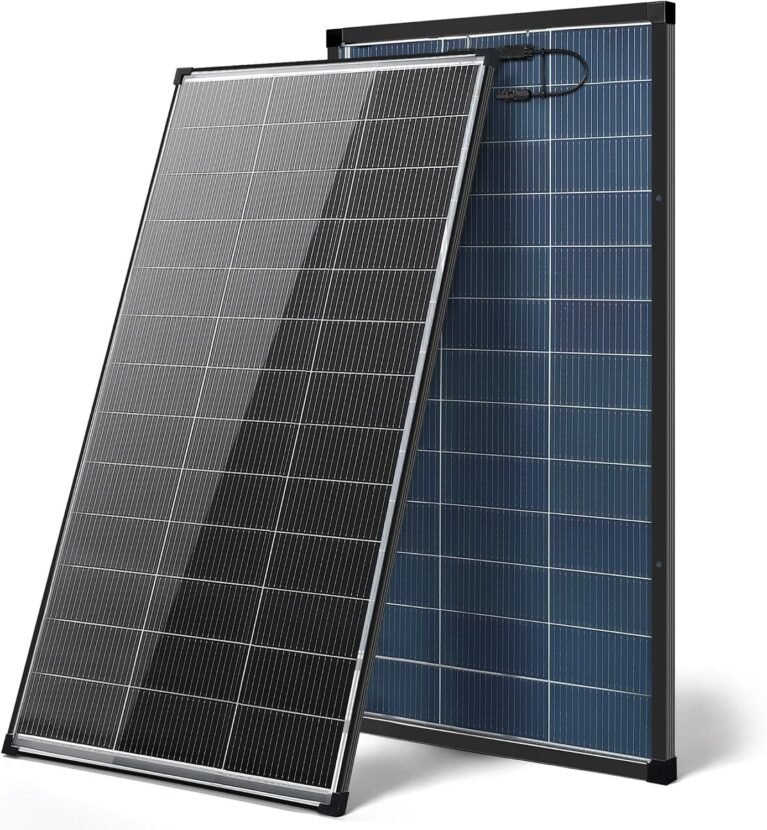 Solar Panels,200 watt Bifacial Solar Panel 12v n Type 18bb IP68 | A+ Grade Solar Module 25% high Efficiency Solar Cell 200w bifacial Solar Panel for Off Grid RV Boat Rooftop Camper Farm Home