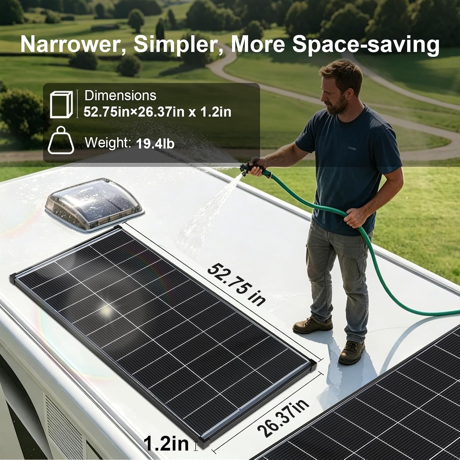 400W Solar Panel, 12V 2Pcs 200 Watt Solar Panels, 25.2% High-Efficiency | 18BB N-Type Monocrystalline Solar Panels, IP68 Waterproof, for RV Marine Trailer Camper Rooftop Farm Other Off-Grid System - Image 9