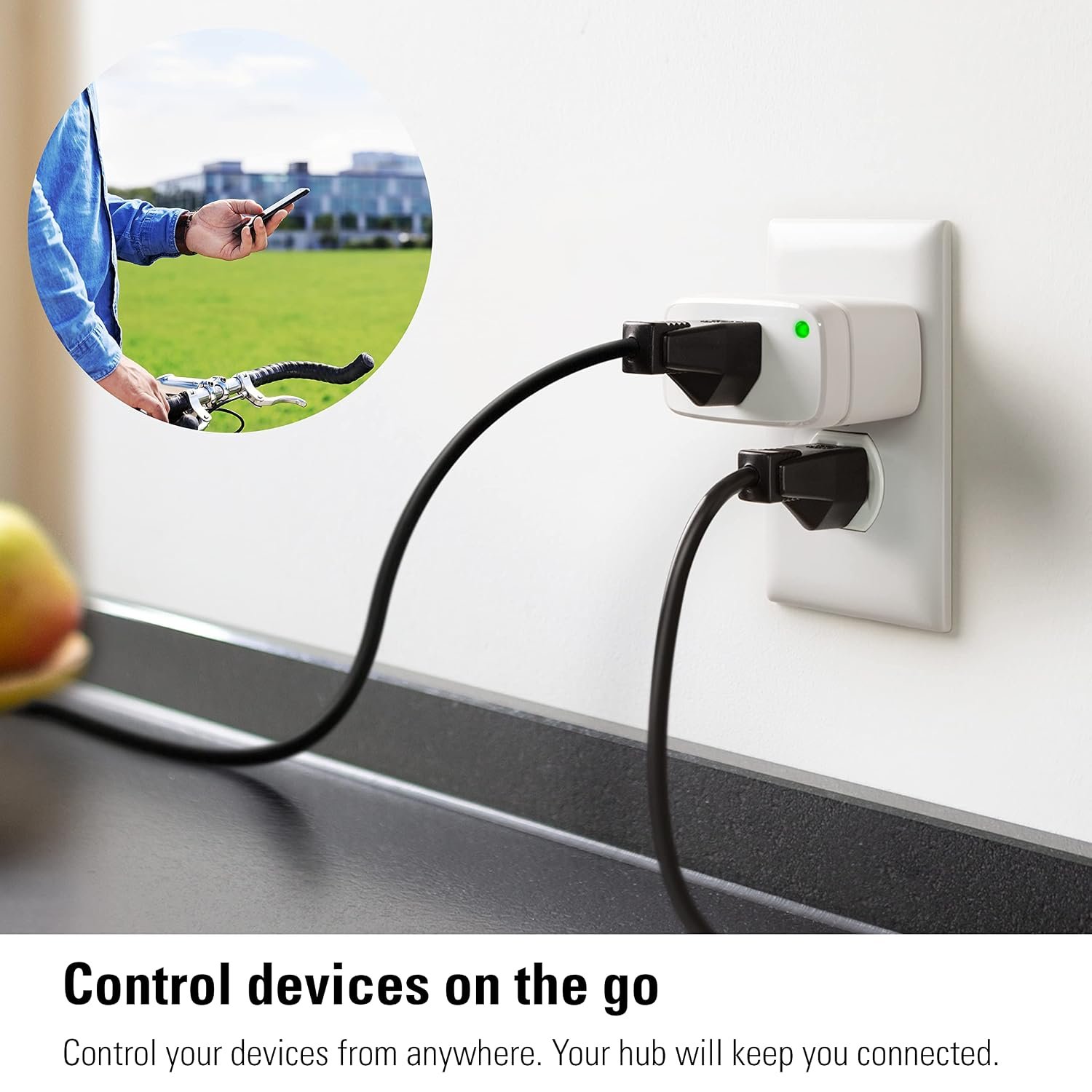 Eve Energy (Matter) - Smart Plug, App and Voice Control, 100% Privacy, Matter Over Thread, Works with Apple Home, Alexa, Google Home, SmartThings | app/voice control, automate lights/appliances, for Alexa/Apple/Google/SmartThings/Home Assistant, Thread Border Router requ. - Image 5