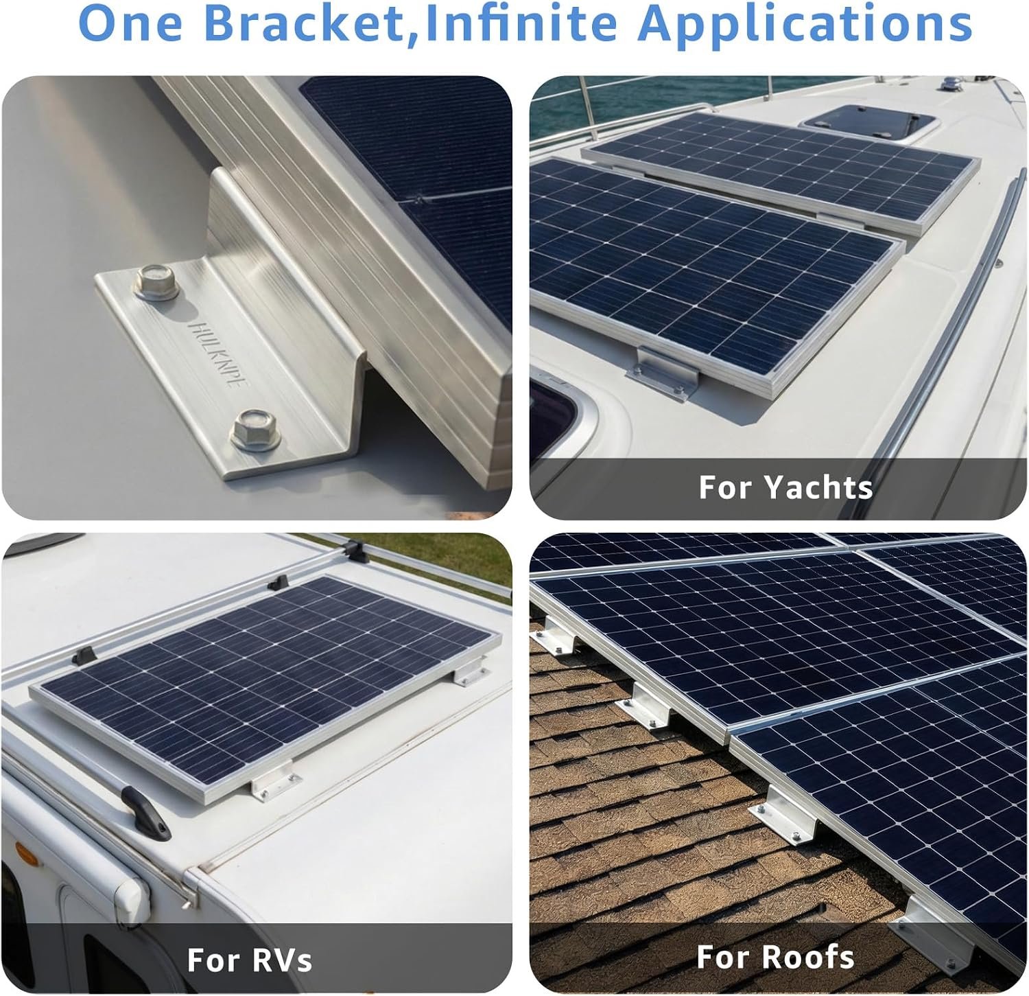 Z Brackets Solar Panel Mounting Kit (16 Pack) - Heavy Duty Corrosion-Resistant Aluminum for RV, Boat, Roof & Off-Grid Installations - Image 8