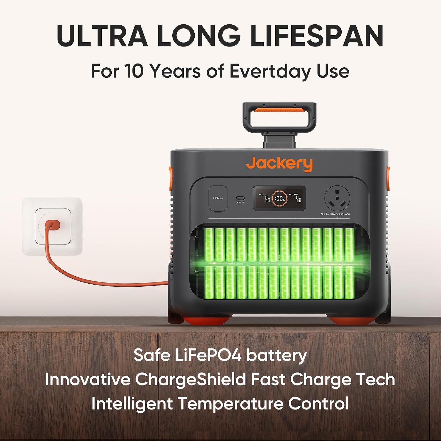 Jackery Explorer 2000 Plus Portable Power Station, 2042Wh, 3000W AC Output | LiFePO4 Battery, Expandable to 24kWh, UPS Home Backup, Solar Generator for Emergency, Camping, RV (Solar Panel Optional) - Image 7