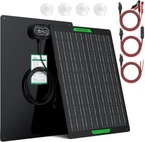 SUNER POWER Waterproof 50W 12V Sola...